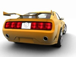 ford mustang 2003 3D Model