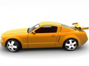 ford mustang 2003 Modello 3D