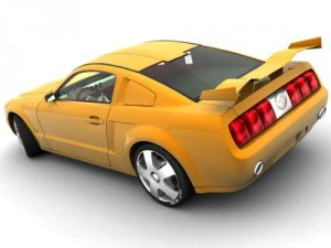 ford mustang 2003 3D Model