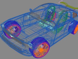 ford mustang 2003 Modello 3D