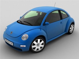 vw new beetle 3D Model