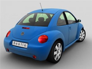 vw new beetle 3Dモデル