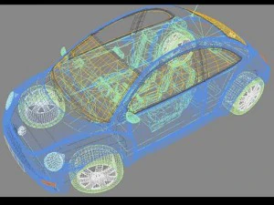 vw new beetle 3D Model