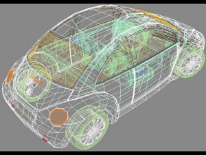 vw new beetle 3Dモデル