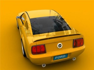ford mustang gt 2005 3D Model