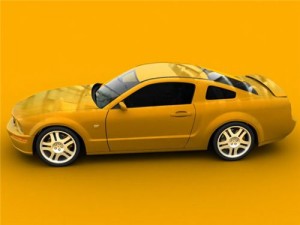ford mustang gt 2005 3D Model