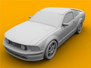 ford mustang gt 2005 3D Model