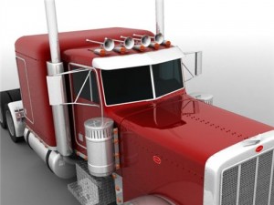 peterbilt 379 3Dモデル