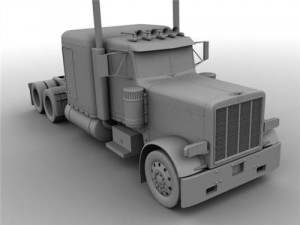 peterbilt 379 3Dモデル