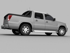 cadillac escaladeext 3D Model