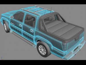 cadillac escaladeext 3D Model