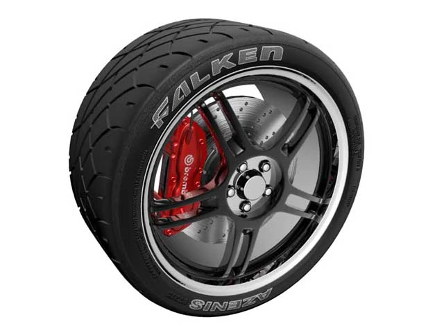 wheel tire falken 3D Model .c4d .max .obj .3ds .fbx .stl .blend 