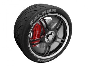 wheel (tire falken) 3D Model