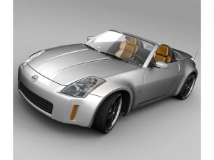nissan 350z roadster 3D 모델