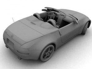 nissan 350z roadster 3D Модель