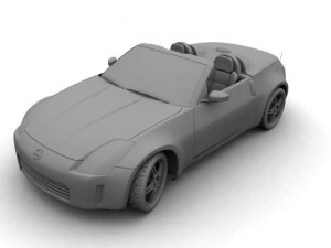 nissan 350z roadster 3D Модель