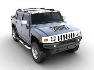 hummer h2 sut 3D Model