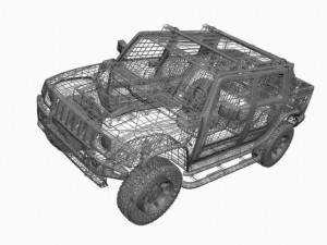 hummer h2 sut 3D Model