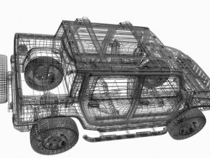 hummer h2 sut 3D Model