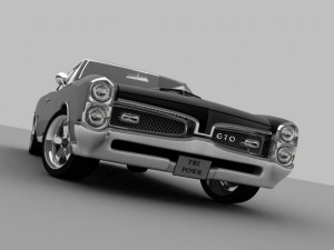 pontiac gto 1967 3D 모델