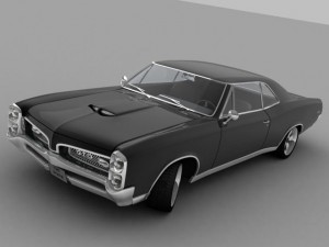 pontiac gto 1967 3D Model