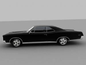 pontiac gto 1967 3D Model