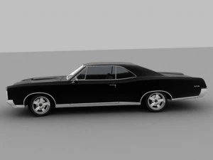 pontiac gto 1967 3D Model
