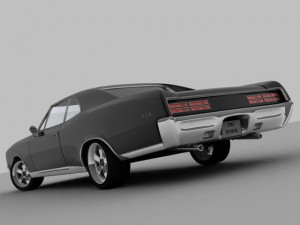 pontiac gto 1967 3D Model