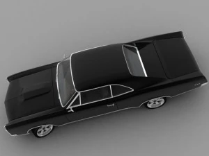 pontiac gto 1967 3D Model