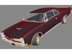 pontiac gto 1967 3D Model