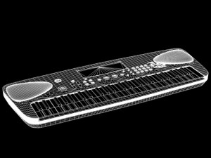 midi keyboard 3D Model