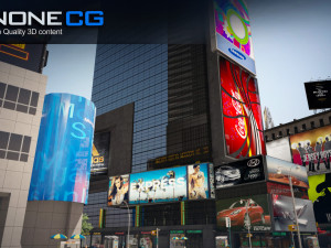 New york city times square Model 3D