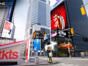 New york city times square 3D Model