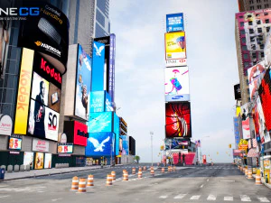 New york city times square 3D Model