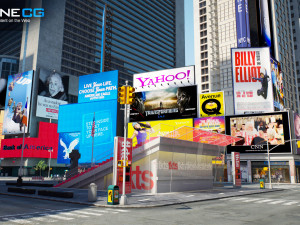 New york city times square Model 3D