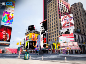New york city times square Model 3D