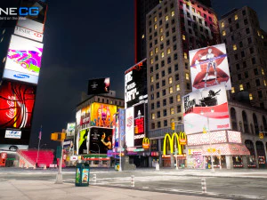 New york city times square 3D Model