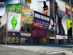 New york city times square Model 3D