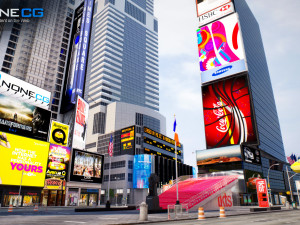 New york city times square Model 3D
