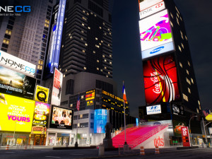 New york city times square Model 3D