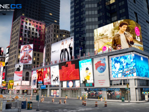 New york city times square Model 3D