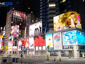 New york city times square 3D Model