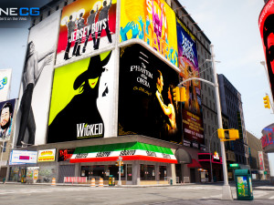 New york city times square Model 3D