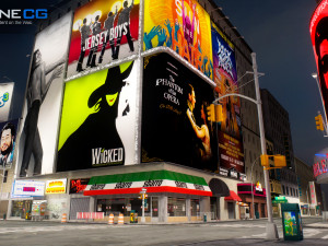 New york city times square Model 3D