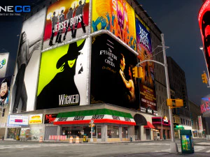 New york city times square 3D Model