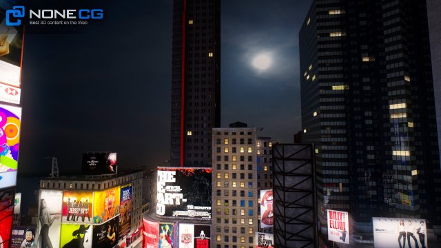 New York City Times Square 3D Модель In Город 3DExport