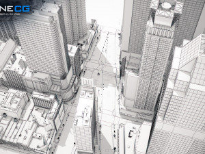 New york city times square Model 3D