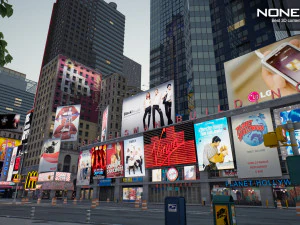 New york city 7th avenue 3D Model