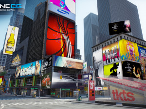 New york city 7th avenue 3D मॉडल