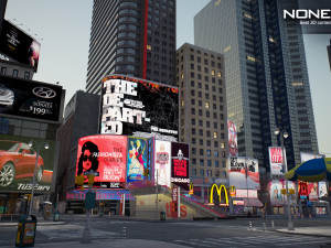 New york city 7th avenue 3D मॉडल